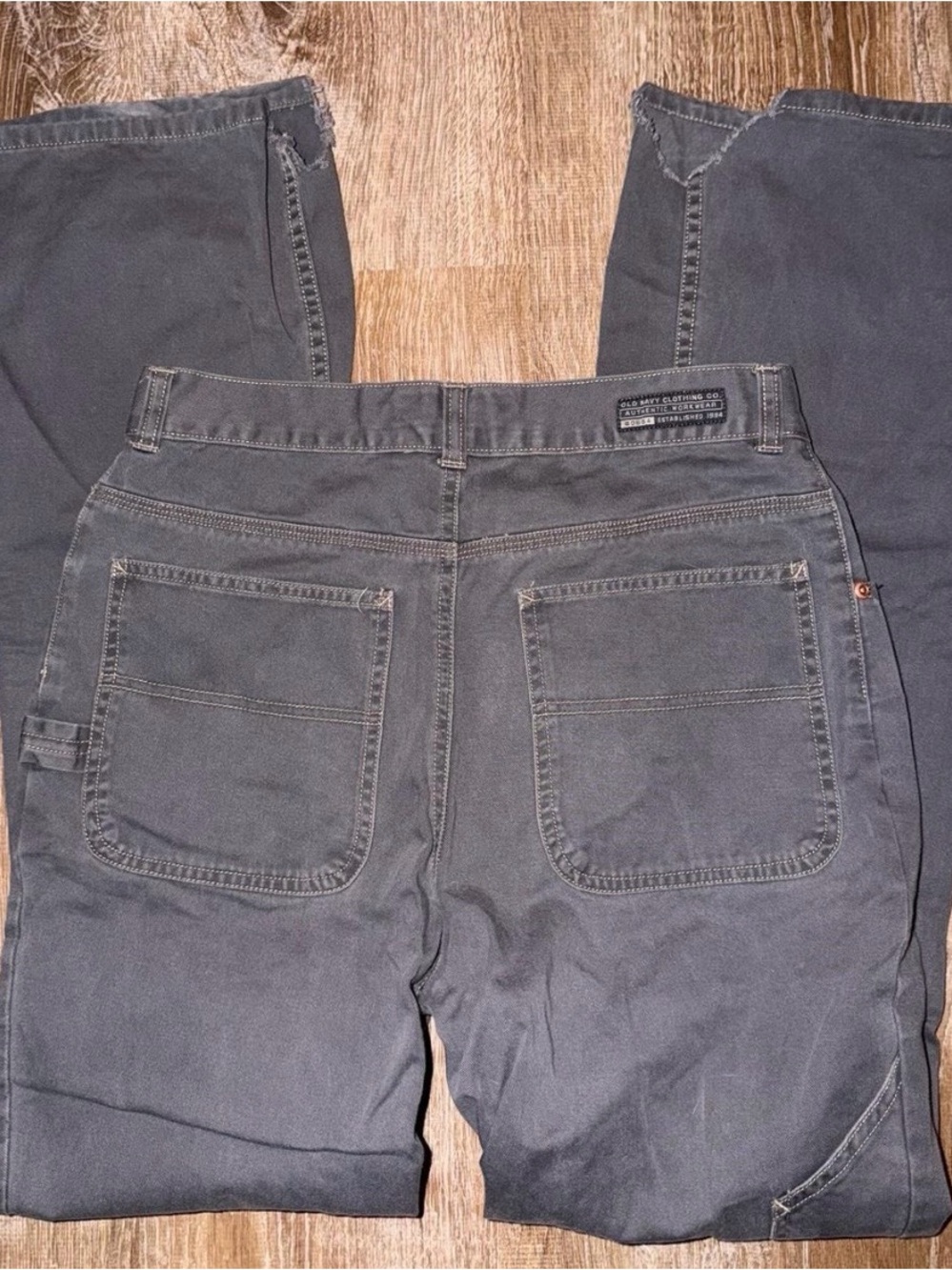 Old Navy Gray/black Cargo Jeans